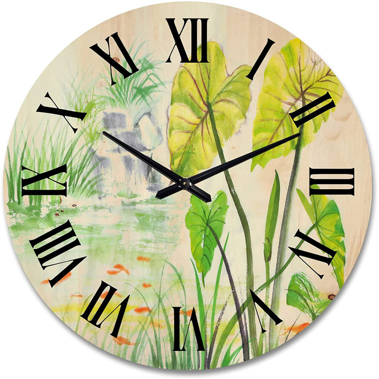36 oversized outdoor weather wall clock